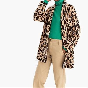DEMYLEE x JCrew Leopard Sweater Blazer NEW🐻